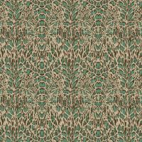 Обои Emiliana Parati Roberto Cavalli 7 18061 Винил на флизелине (1,06*10,05) Бежевый/Зеленый, Шкура — фото 1, Обои для стен