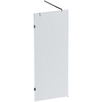 Душевая перегородка AM.PM X-Joy 80 W94UWI-80-F1-MTE профиль Хром матовый стекло прозрачное — фото 1, Душевые перегородки