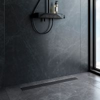 Душевой лоток AM.PM PrimeFlow 80 W02SC-U11-080-04BM с Черной матовой решеткой / под плитку Tile — фото 15, Душевые лотки