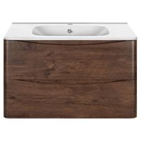 Тумба под раковину Vincea Paola VMC-2P800RW подвесная R.Wood — фото 1, Тумбы под раковину