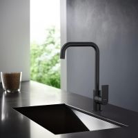 Смеситель для кухни Aquatek Лира AQ1480MB Черный матовый — фото 4, Смесители для кухни