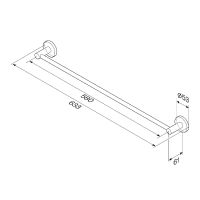 Товар: Полотенцедержатель AM.PM X-Joy A85A346422 Черный матовый - фото 8 Полотенцедержатель AM.PM X-Joy A85A346422 Черный матовый — фото 8, Полотенцедержатели
