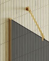 Товар: Душевая перегородка Maybah Glass MGD-705-3ш 690x1950 в широком профиле Золото стекло графитовое - фото 7 Душевая перегородка Maybah Glass MGD-705-3ш 690x1950 в широком профиле Золото стекло графитовое — фото 7, Душевые перегородки