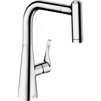 Смеситель для кухни Hansgrohe Metris M71 73800000 Хром — фото 1, Смесители для кухни