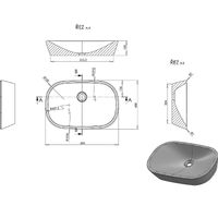Раковина-чаша Ravak Ceramic O 60 XJX01160001 Белая — фото 4, Раковины накладные
