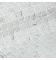 Стеклянная мозаика Ezarri Zen Carrara 31,3х49,5 см — фото 1, Мозаика