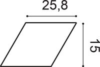 Декоративная панель Orac Decor W100 150x29x258 мм — фото 4, Панели