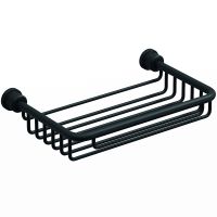 Полка корзина Sonia Accessories 182824 Черная матовая — фото 1, Полки для ванной и душа