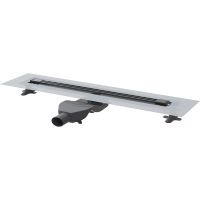 Душевой лоток Boheme B&T Infinity 80 981-80-GM с решеткой Оружейная сталь — фото 1, Душевые лотки