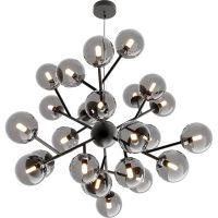 Подвесной светильник Maytoni Modern Dallas MOD545PL-24B Дымчатый Черный — фото 1, Подвесные светильники