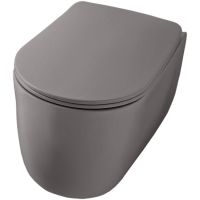 Унитаз Kerasan Nolita 531489 подвесной Ferro matt без сиденья — фото 1, Унитазы