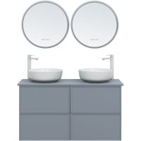 Тумба под раковину Aquanet Арт 60 313274 подвесная Мисти грин — фото 19, Тумбы под раковину