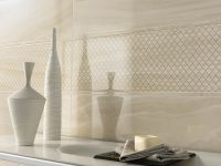 Керамическая плитка Ascot Preciouswall Alabastro Decorato PRWD080 настенная 25х75 см — фото 2, Керамическая плитка