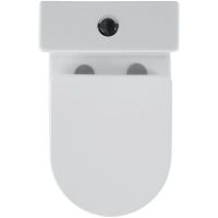 Товар: Унитаз компакт Black&White Universe 7793W с бачком и сиденьем Микролифт - фото 4 Унитаз компакт Black&White Universe 7793W с бачком и сиденьем Микролифт — фото 4, Унитазы