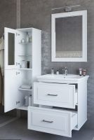 Товар: Шкаф пенал Sanflor Модена 34 L С04613 Белый - фото 3 Шкаф пенал Sanflor Модена 34 L С04613 Белый — фото 3, Пеналы для ванной комнаты