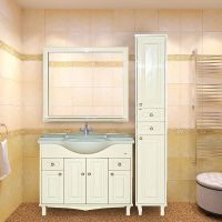 Тумба с раковиной Misty Шармель 105 УТ000001878 Бежевая — фото 4, Мебель для ванной