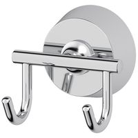 Двойной крючок FBS Vizovice 002 Хром — фото 1, Крючки для полотенец