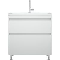 Тумба под раковину Corozo Алабама Z2 80 SD-00000595 Белая — фото 2, Мебель для ванной