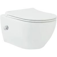 Унитаз биде beWash Bogen 88343601 подвесной Белый глянцевый с сиденьем Микролифт — фото 1, Унитазы