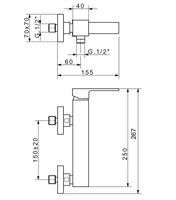 Товар: Смеситель для душа Migliore Kvant 18773 Хром - фото 5 Смеситель для душа Migliore Kvant 18773 Хром — фото 5, Смеситель для душа