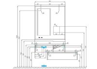 Тумба Aquaton Сакура 100 1A234803SKW80 подвесная Ольха наварра Белый глянец — фото 5, Комоды и тумбы для ванной комнаты