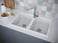 Кухонная мойка Paulmark Tandem 80/2 PM238150-GR Серая — фото 3, Кухонные мойки