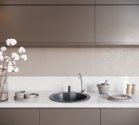 Кухонная мойка Domaci Бьелла DMC-08S арт-GWS-08S-308 черная — фото 2, Кухонные мойки