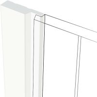 Финишный молдинг HIWOOD LF124A BR396K 2700x42x12 мм — фото 3, Панели