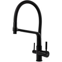 Смеситель для кухни Viko V-5602 Черный матовый — фото 1, Смесители для кухни