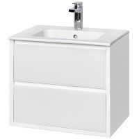 Тумба под раковину Aquaton Римини 60 1A226601RN010 подвесная Белый глянец — фото 1, Тумбы под раковину