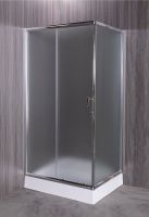 Душевой уголок Esbano ESR-8021 120x80 ESUGR8021 профиль Хром стекло рифленое — фото 2, Прямоугольные душевые уголки