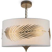 Люстра Maytoni House Farn H428-PL-03-WG Белая Золото — фото 1, товары