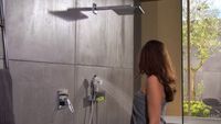Товар: Шланговое подсоединение Hansgrohe Fixfit Porter 300 26456400 с полкой и держателями лейки Хром Белый - фото 2 Шланговое подсоединение Hansgrohe Fixfit Porter 300 26456400 с полкой и держателями лейки Хром Белый — фото 2, Шланговые подключения