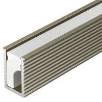Профиль алюминиевый Arlight Mini 038203 встраиваемый для контурной подсветки Оливковый — фото 1, Профили для светодиодных лент