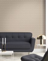 Товар: Обои Zambaiti Parati Vision 76003 Винил на флизелине (0,70*10,05) Бежевый/Коричневый/Белый, Геометрия/Ромб - фото 3 Обои Zambaiti Parati Vision 76003 Винил на флизелине (0,70*10,05) Бежевый/Коричневый/Белый, Геометрия/Ромб — фото 3, Обои для стен