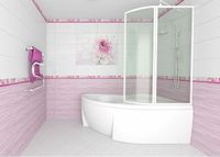 Керамическая плитка Нефрит Керамика Фреш лиловая 00-00-5-10-11-51-330 настенная 25х50 см — фото 2, Керамическая плитка