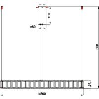 Товар: Подвесной светильник Divinare Renata 1135/17 SP-47 Прозрачный Латунь - фото 7 Подвесной светильник Divinare Renata 1135/17 SP-47 Прозрачный Латунь — фото 7, Подвесные светильники