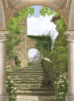 Товар: Фреска Ortograf Городской пейзаж 4086 Фактура флок FLK Флизелин (2*2,7) Бежевый/Зеленый, Город/Пейзаж - фото 2 Фреска Ortograf Городской пейзаж 4086 Фактура флок FLK Флизелин (2*2,7) Бежевый/Зеленый, Город/Пейзаж — фото 2, Фрески