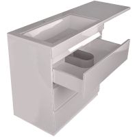 Товар: Тумба под раковину Style Line Даллас 130 Люкс Plus СС-00000558 Белая - фото 4 Тумба под раковину Style Line Даллас 130 Люкс Plus СС-00000558 Белая — фото 4, Мебель для ванной