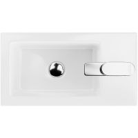 Раковина Kerama Marazzi Lato 50 LA.wb.50 Белая глянцевая — фото 3, Мини-раковины