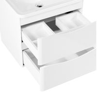 Тумба под раковину BelBagno 70 ACQUA-700-2C-SO-BL подвесная Bianco Lucido — фото 5, Тумбы под раковину