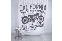 Товар: Шторка для ванны Fixsen California FX-2500 Белая Черная - фото 2 Шторка для ванны Fixsen California FX-2500 Белая Черная — фото 2, Аксессуары для туалета