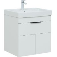 Товар: Тумба с раковиной Aquanet Ирис new 60 312425 подвесная Белый глянец - фото 3 Тумба с раковиной Aquanet Ирис new 60 312425 подвесная Белый глянец — фото 3, Тумбы с раковиной