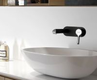 Смеситель для раковины Gappo G03-6 G1003-26 Черный матовый Хром — фото 11, Смесители для раковины