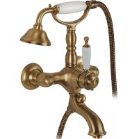 Смеситель для ванны Migliore Oxford 19088 с термостатом Бронза — фото 1, Смеситель для ванны