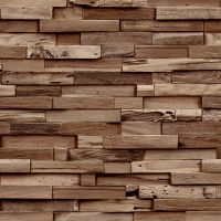 Обои Grandeco Ciara A 64003 Винил на флизелине (0,53*10,05) Коричневый/Бронзовый, Под дерево — фото 1, Обои для стен