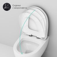 Комплект унитаза с инсталляцией AM.PM Awe IS47001.111738 с сиденьем Микролифт и Белой клавишей смыва — фото 9, Комплекты унитаз + инсталляция