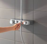 Душевая система Grohe Euphoria с термостатом Хром арт-26508000 — фото 7, Душевые стойки