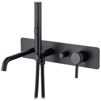 Смеситель для ванны Allen Brau Priority 5.31A05-31 Черный матовый — фото 1, Смеситель для ванны