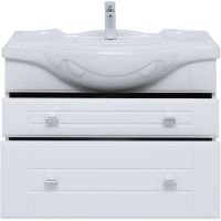 Товар: Тумба под раковину Aquanet Рондо 85 304289 подвесная Белый глянец - фото 8 Тумба под раковину Aquanet Рондо 85 304289 подвесная Белый глянец — фото 8, Тумбы под раковину